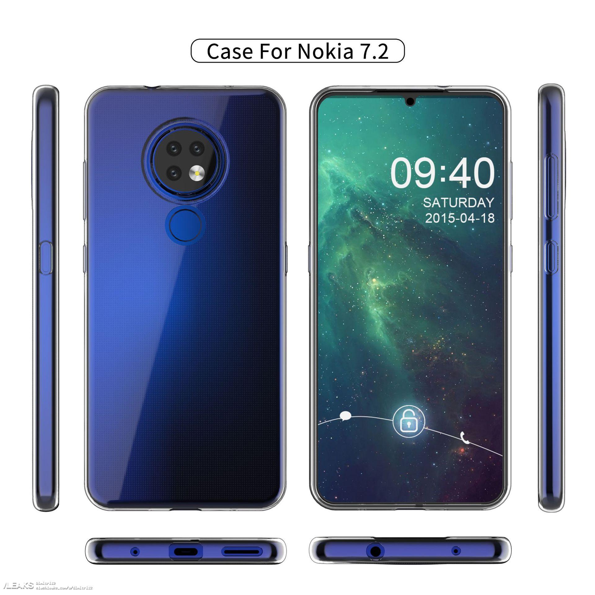 疑似 Nokia 7.2 渲染圖曝光；Oreo 鏡頭設計重現！ 2