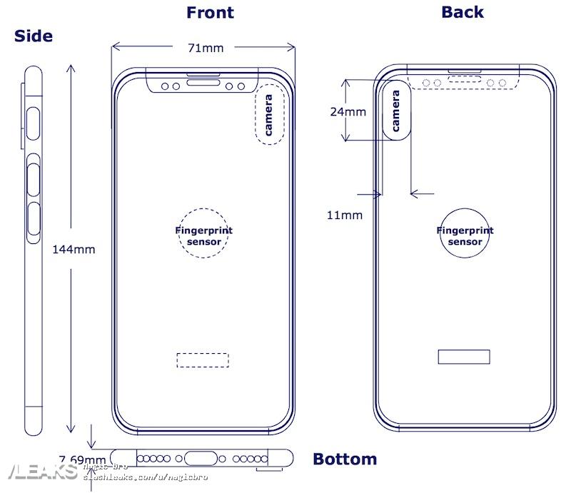 Iphone 8 Diagram Based On Latest Supply Chain Reports