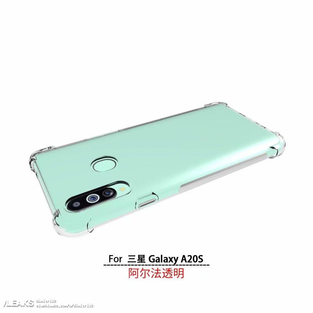 img Samsung Galaxy A20s rendered by case maker