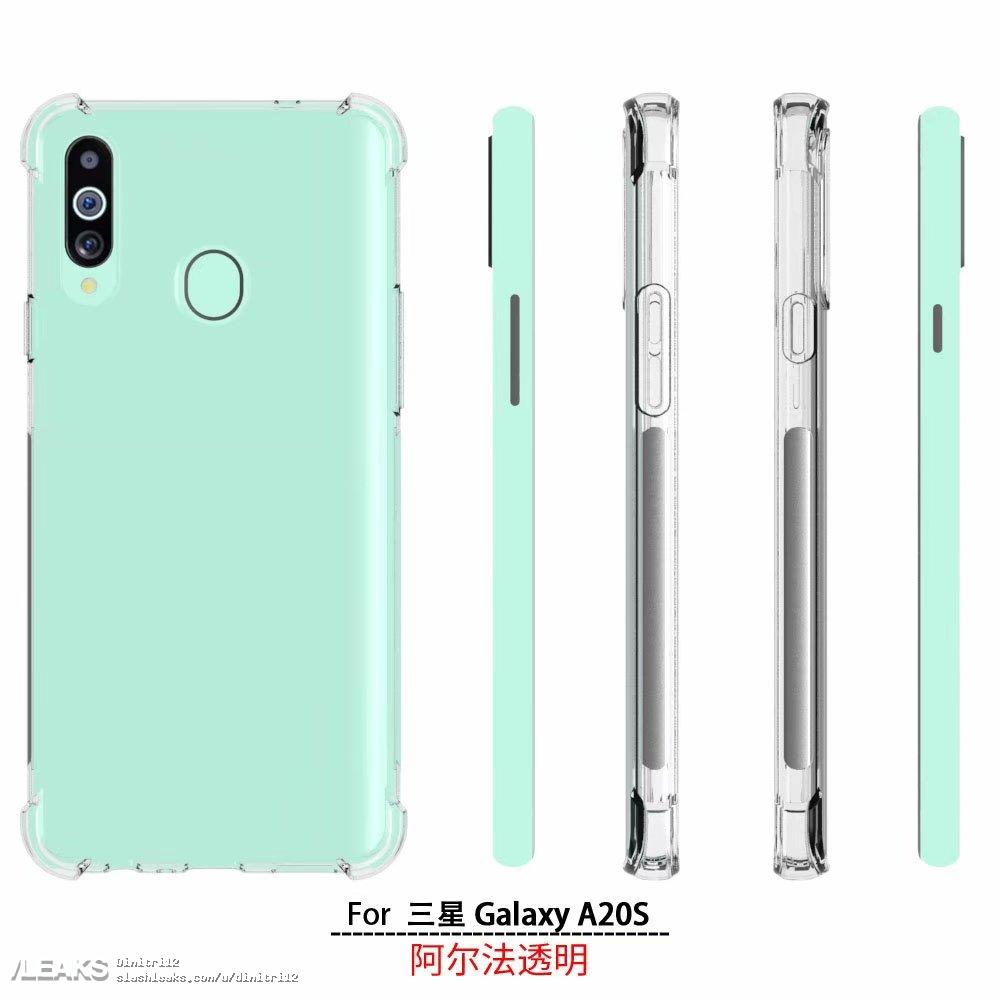img Samsung Galaxy A20s rendered by case maker