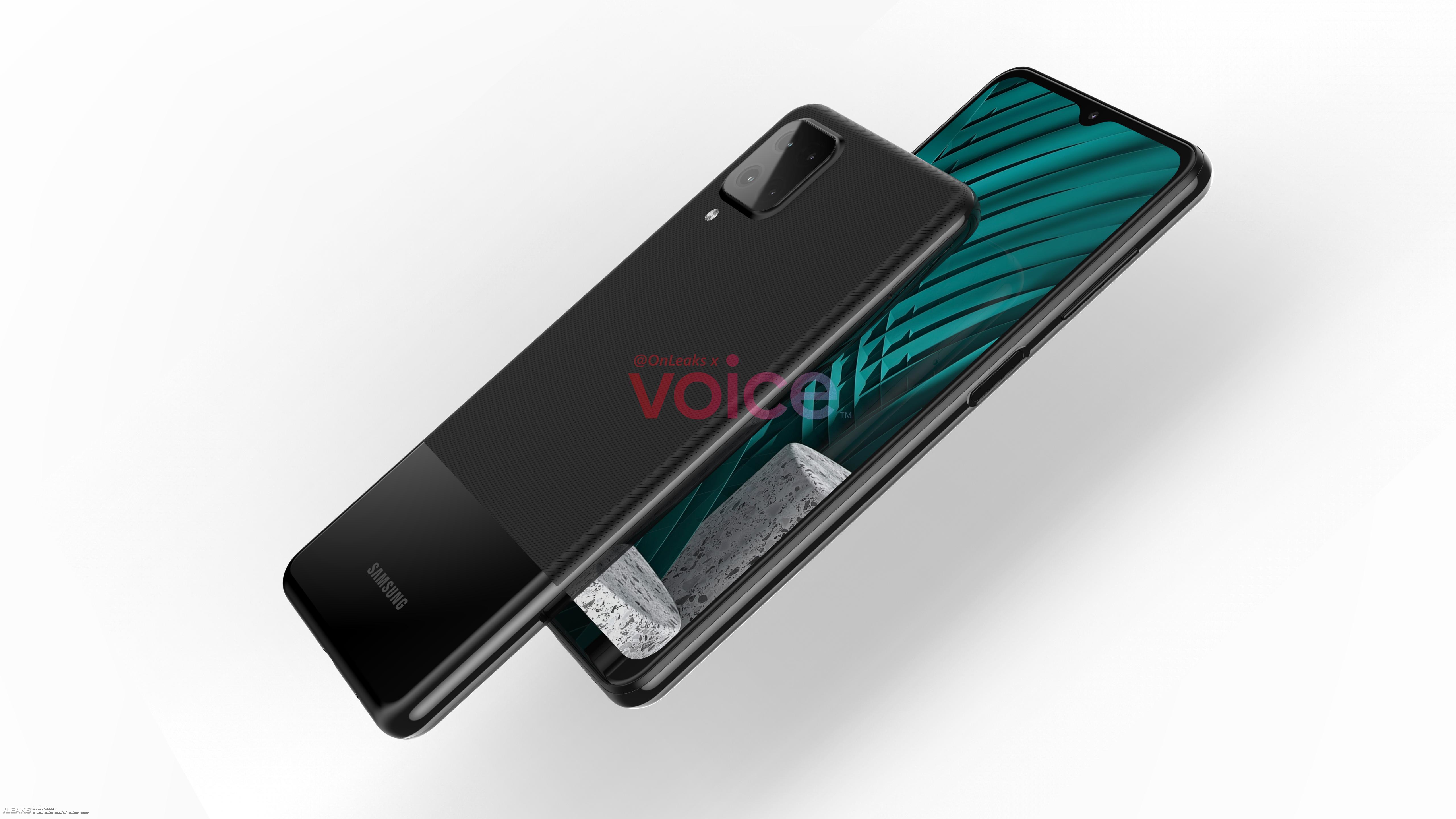Samsung Galaxy M12 CAD renders and dimensions leaked by