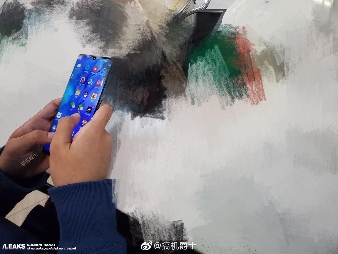 img Xiaomi Mi CC9 Pro front panel leaked