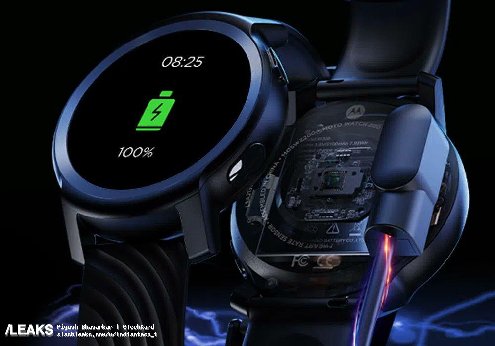 Motorola Moto Watch 200 Promo material SLASHLEAKS