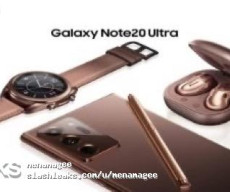Galaxy Note20 Ultra | Galaxy Buds Live | Galaxy Watch Active3 Official Renders