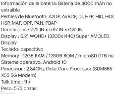 Galaxy S20 Specifications