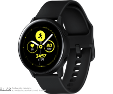 Galaxy Watch Active renders in all colors