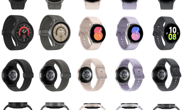 Galaxy Watch5 and Watch5 Pro renders