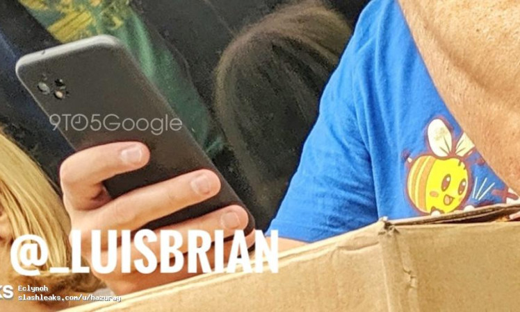 Google Pixel 4 and it's distinctive camera bump spotted in public again
