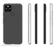 Google Pixel 5a 5G case maker renders matches previously leaked design
