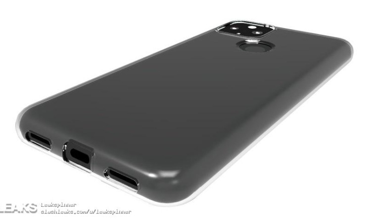 Google Pixel 5a 5G case maker renders matches previously leaked design
