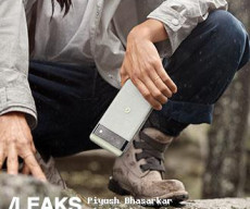 Google Pixel 6 official promo material shared by @evleaks