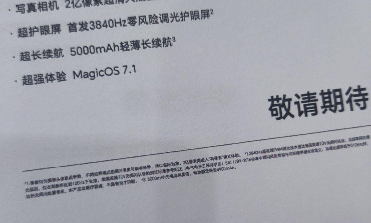 Honor 90 specifications Leaked.