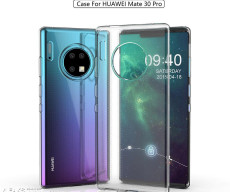 Huawei Mate 30 Pro rendered by case maker