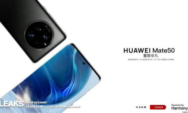 Huawei Mate 50, Mate 50 Pro and Mate 50 RS promo material leaked