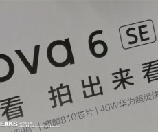Huawei Nova 6 Se First Look Leaks