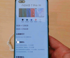 Huawei Nova 7 Pro Hands On Images and Specs