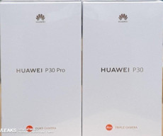 Huawei P30 Pro with retail box.