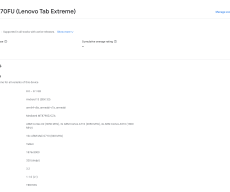 Lenovo Tab Extreme render and key specs leaked through Google Play Console