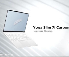 Lenovo Yoga Slim 7i Carbon listed on official website (specs + features + promo video)