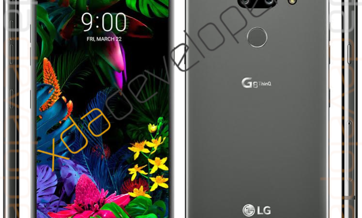 LG G8 ThinQ press render leaked