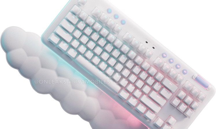 Logitech Aurora G715 TKL wireless  keyboard press renders leaked