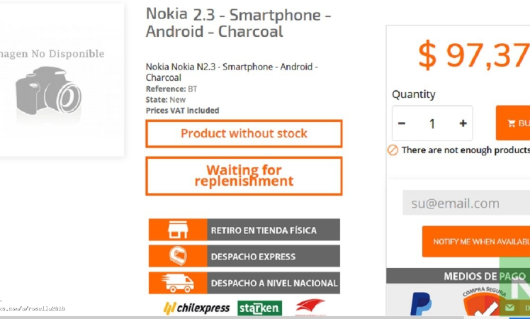 Malaysia Store Leaks Nokia 2.3 Price