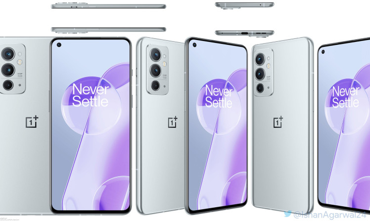 More OnePlus 9RT press renders showing the device from every angle by @ishanagarwal24
