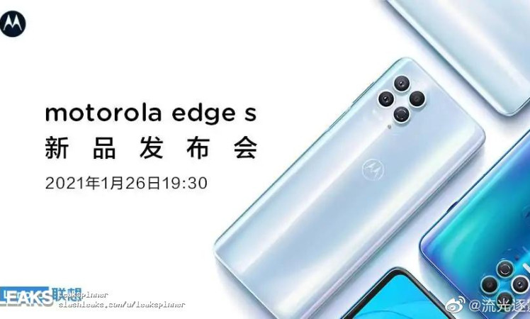 Motorola Edge S poster and launch date leaked