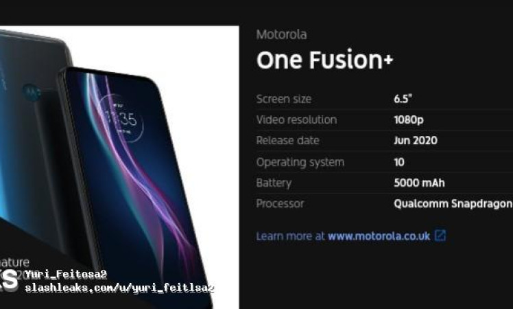 Motorola one Fusion+ (YouTube Device Report)