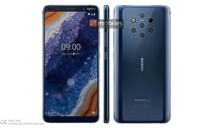 Nokia 9 PureView press render leaked