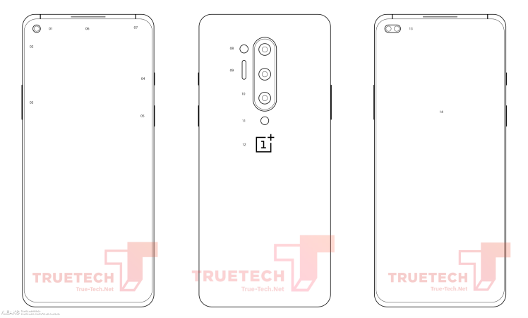 OnePlus 8 Pro Official Product Diagrams Leaked