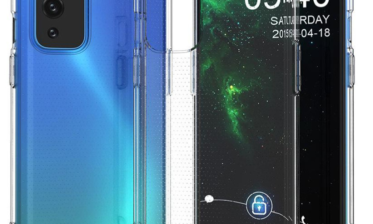 OnePlus 9 flat screen with Case