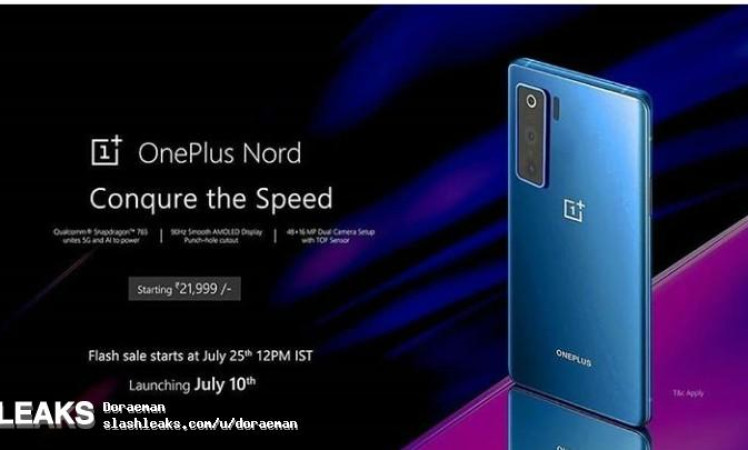 Oneplus nord official poster leak