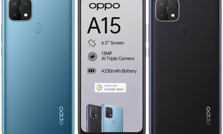 Oppo A15 press render leaks out