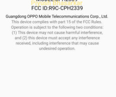 Oppo A77 5G (CPH2339) specifications reviled through Geekbench and FCC listing.