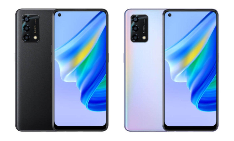 OPPO A95 4G press renders in Starry Black & Rainbow Silver colour variants shared by @Sudhanshu1414