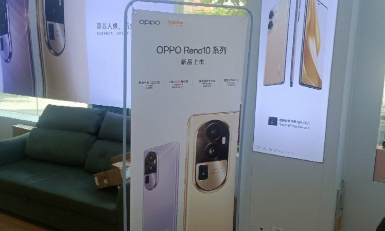 Oppo Reno 10 Series launch date and design confirmed through offline poster