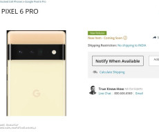 Pixel 6 and 6 Pro listed on American retail site. Camera module confirmed
