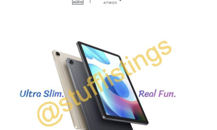 pramotional poster of Realme Pad leaked by @stufflistings