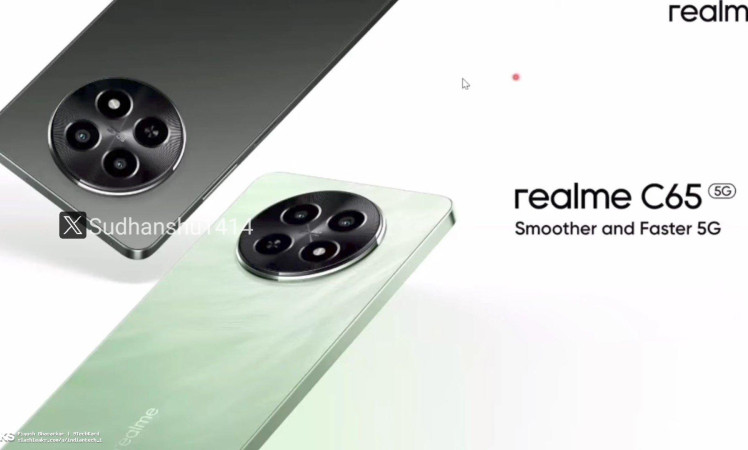Realme C65 5G Promo images and specifications leaked