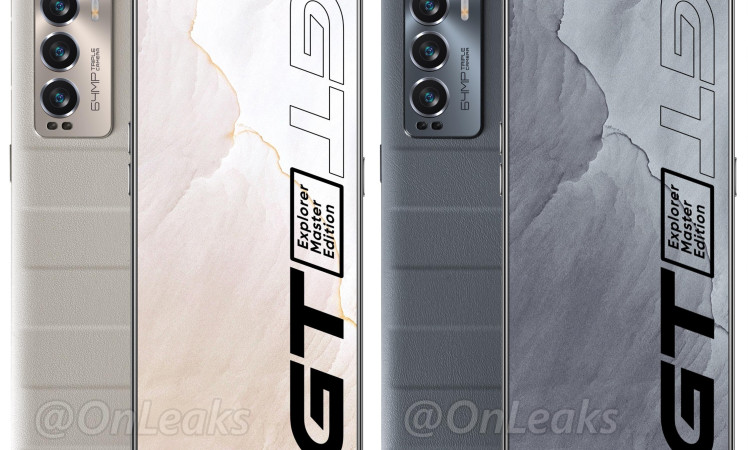 Realme GT Explorer Master Edition press renders leaked by @Onleaks