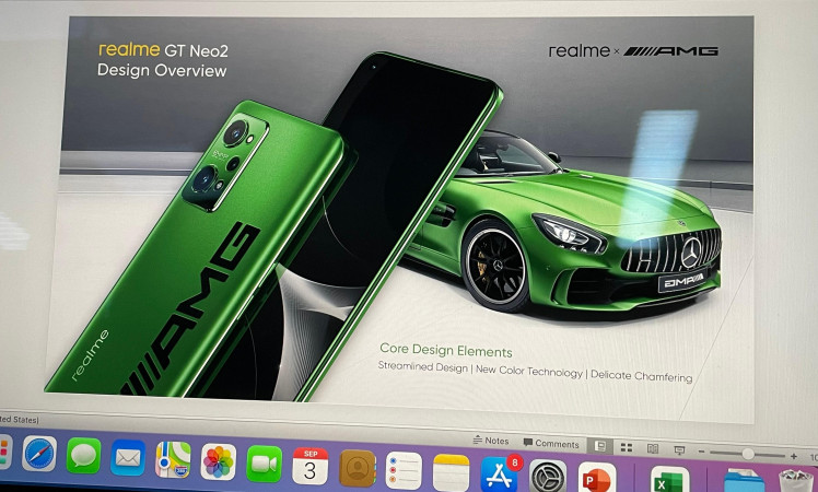 Realme GT Neo 2 Mercedes AMG Edition promo material leaks out
