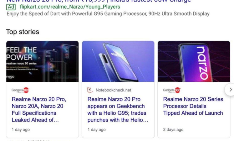 Realme Narzo 20 Pro Price And Specs