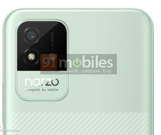 Realme Narzo 50i render reveals rear design ahead of launch