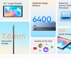 Realme Pad Mini listing leaks marketing material and specs ahead of launch