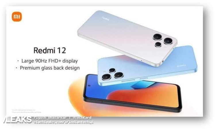 Redmi 12 Renders, poster and Key Specs leaked.