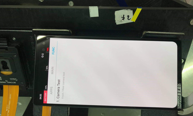 S10+ (beyond 2) with anti-leak film is being tested at Samsung factory
