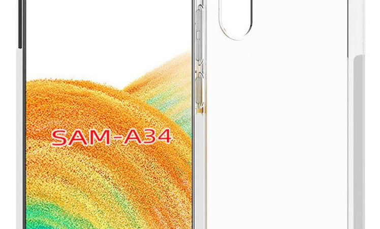 Samsung Galaxy A34 protective case matches previously leaked design