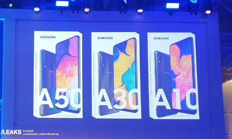 Samsung Galaxy a50, a30, a10 pictures