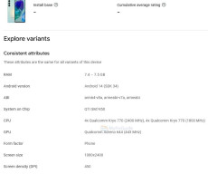 Samsung Galaxy C55 5G render and key specs leaked through Google Play Console
